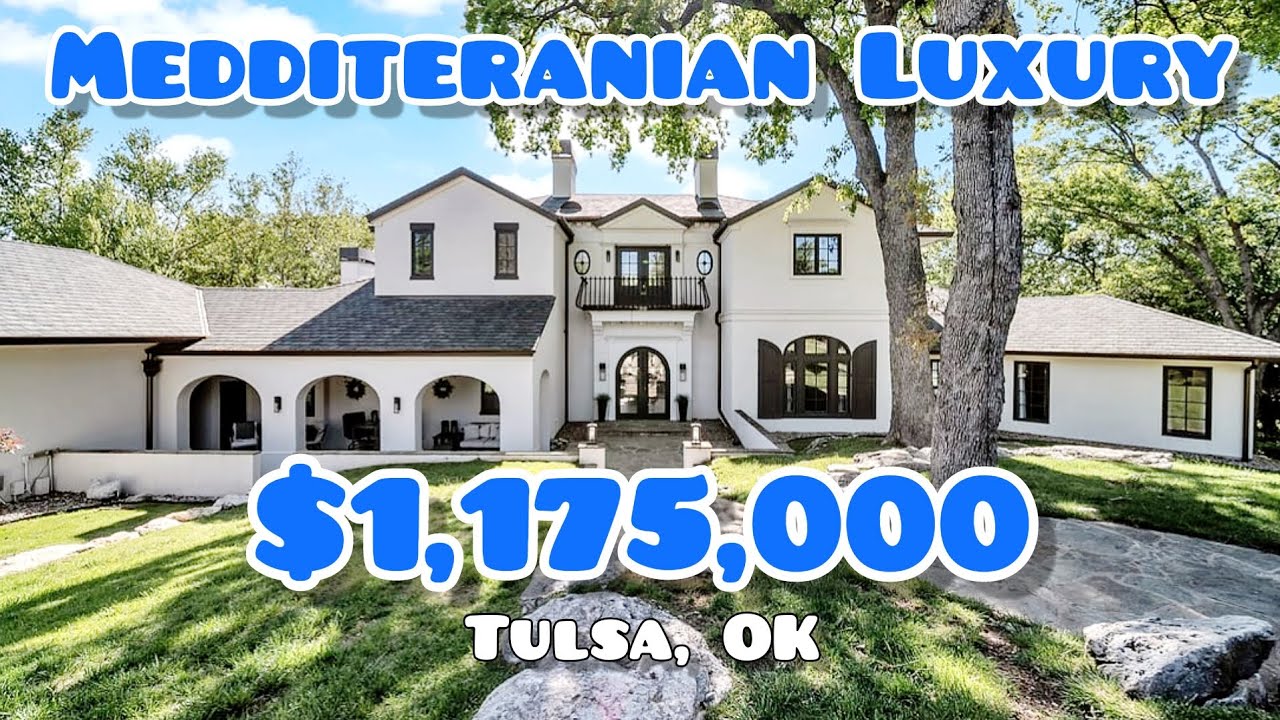Luxury Home Tour | Tulsa OK | Mediterranean Style | Living In Tulsa