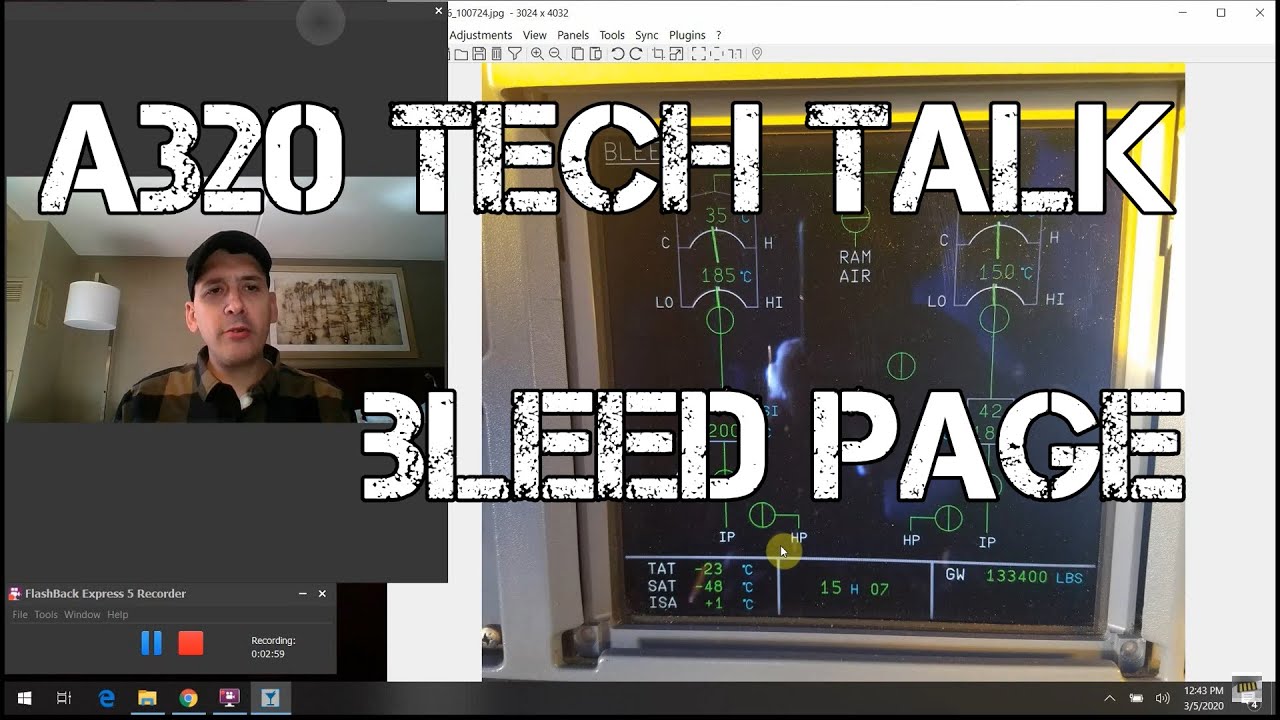 Airbus A320 Cockpit Tour: #44 - SD-BLEED Page: What do all those buttons do?!