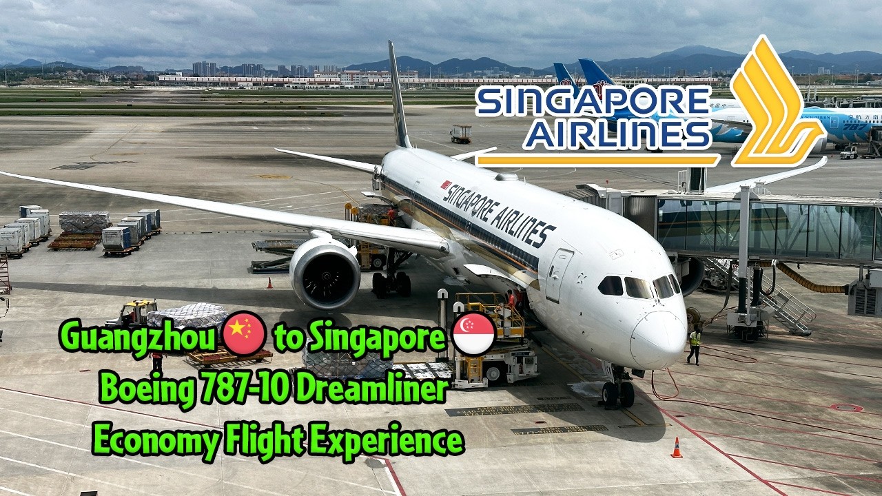 Впечатления от полета экономическим классом на самолете Boeing 787-10 авиакомпании Singapore Airl...