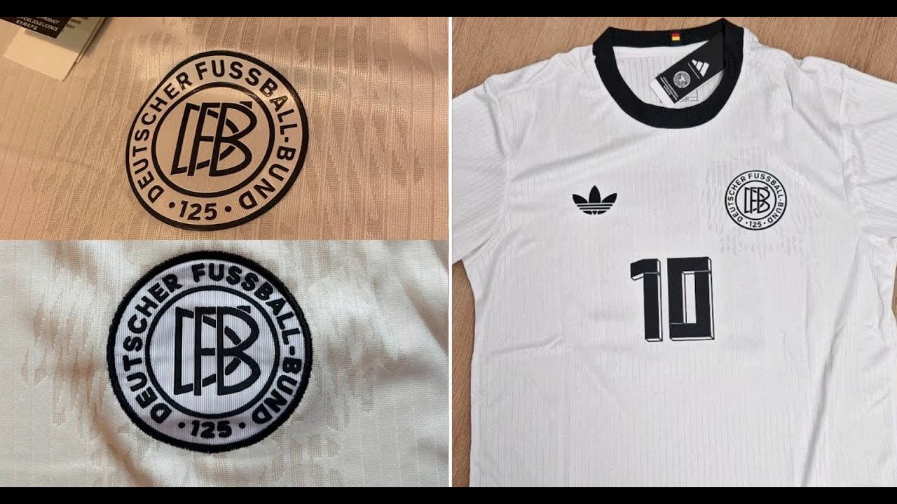 Das neue Adidas Deutschland Trikot 2025: Retro-Look zum 125-j&auml;hrigen DFB-Jubil&auml;um gegen Italien!