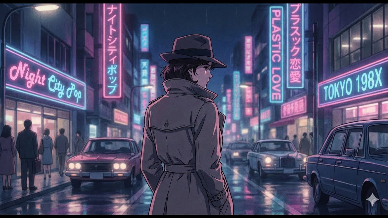 Japanese City Pop Night🌃｜作業・勉強がはかどるBGM