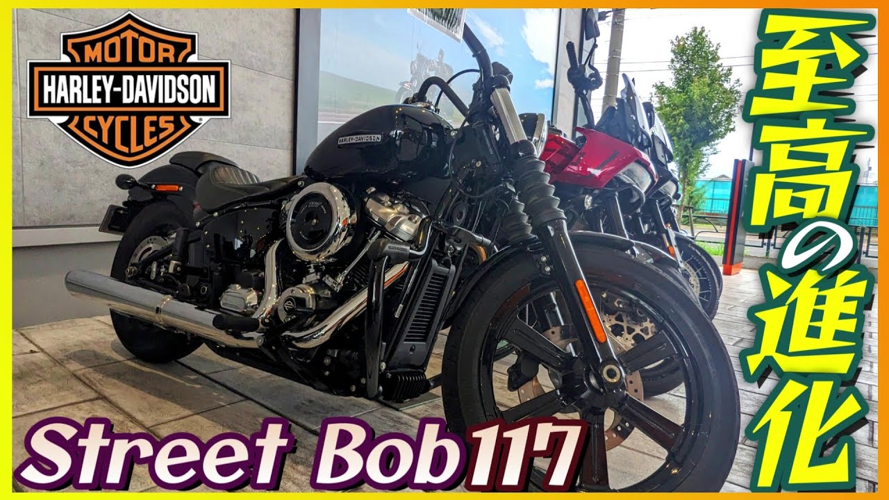 【ハーレーダビッドソン】2025ストリートボブ117試乗『可変エンジン3つのモードで新たに進化したM8ストリートチョッパーに乗ってみた』【モトブログ】