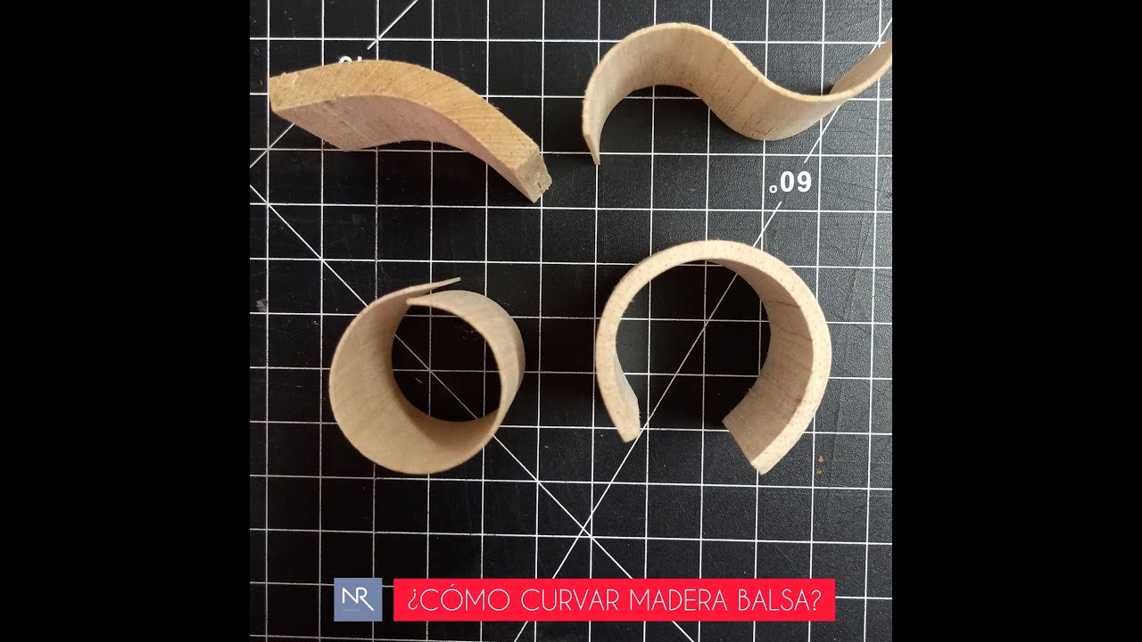¿CÓMO CURVAR MADERA BALSA?