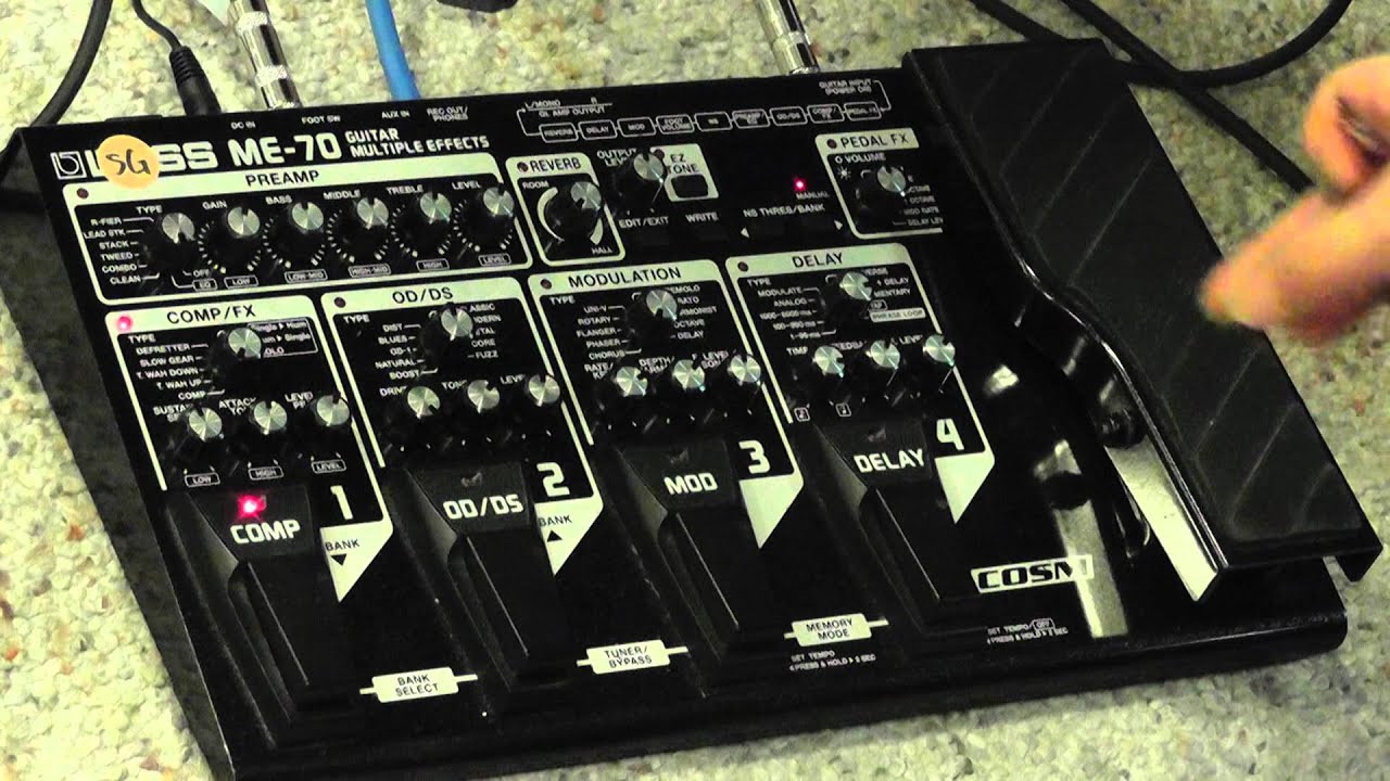 Boss ME 70 Electric Guitar Demo