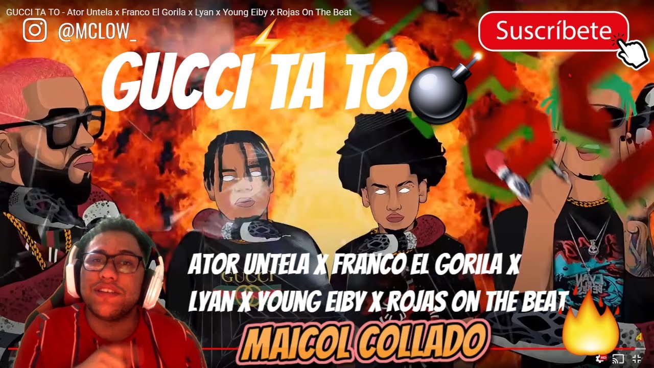 Reaccion A GUCCI TA TO - Ator Untela x Franco El Gorila x Lyan x Young Eiby x Rojas On The Beat