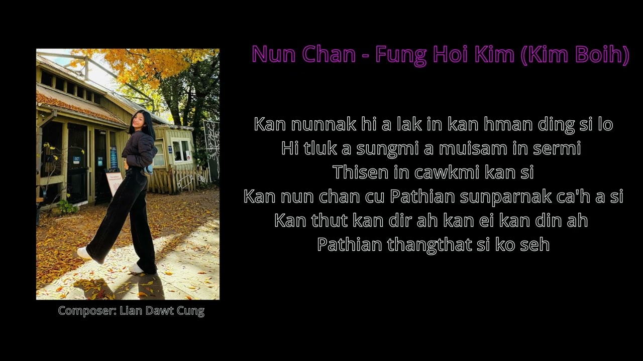Nun Chan - Fung Hoi Kim (Kim Boih) Karaoke with Lyrics