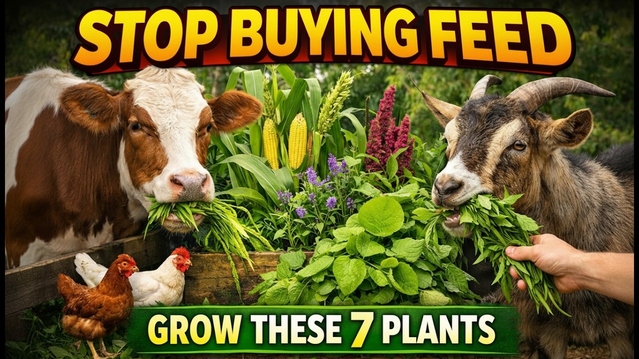 Stop Buying Livestock Feed! Grow These 7 Plants and Feed Your Animals for Free Forever