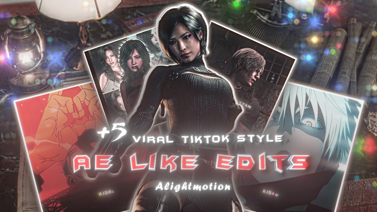 💀 5 INSANE Trending Presets for Alight Motion | XML + Materials 😝 | #anime #alightmotion