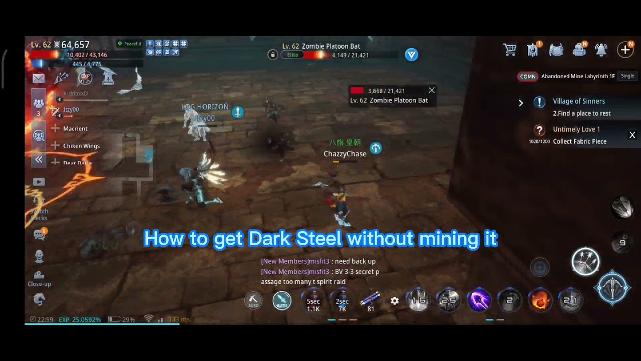 How to get Dark Steel without mining in MIR4