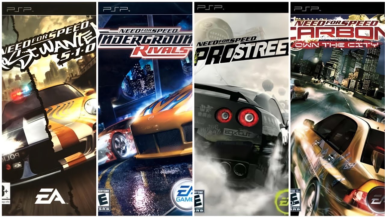 ALL NEED FOR SPEED GAMES FOR PSP[PLAYSTATION PORTABLE]