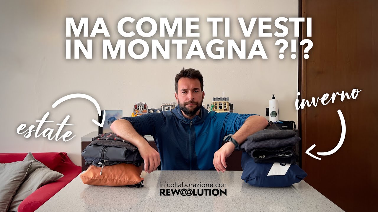BUT HOW DO YOU DRESS IN THE MOUNTAINS? REWOOLUTION Merino Wool 🧶 is the only certainty!