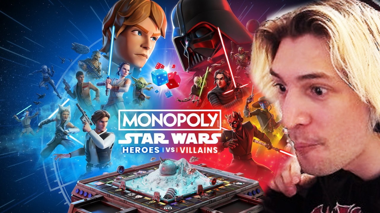 xQc Has Fun Playing STAR WARS MONOPOLY with Jesse & Friends