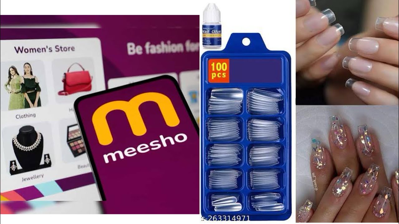 Meesho se artificial nails 💅 buy krna se pehla jrror dekho #subscribe#vlog#viralvideo 