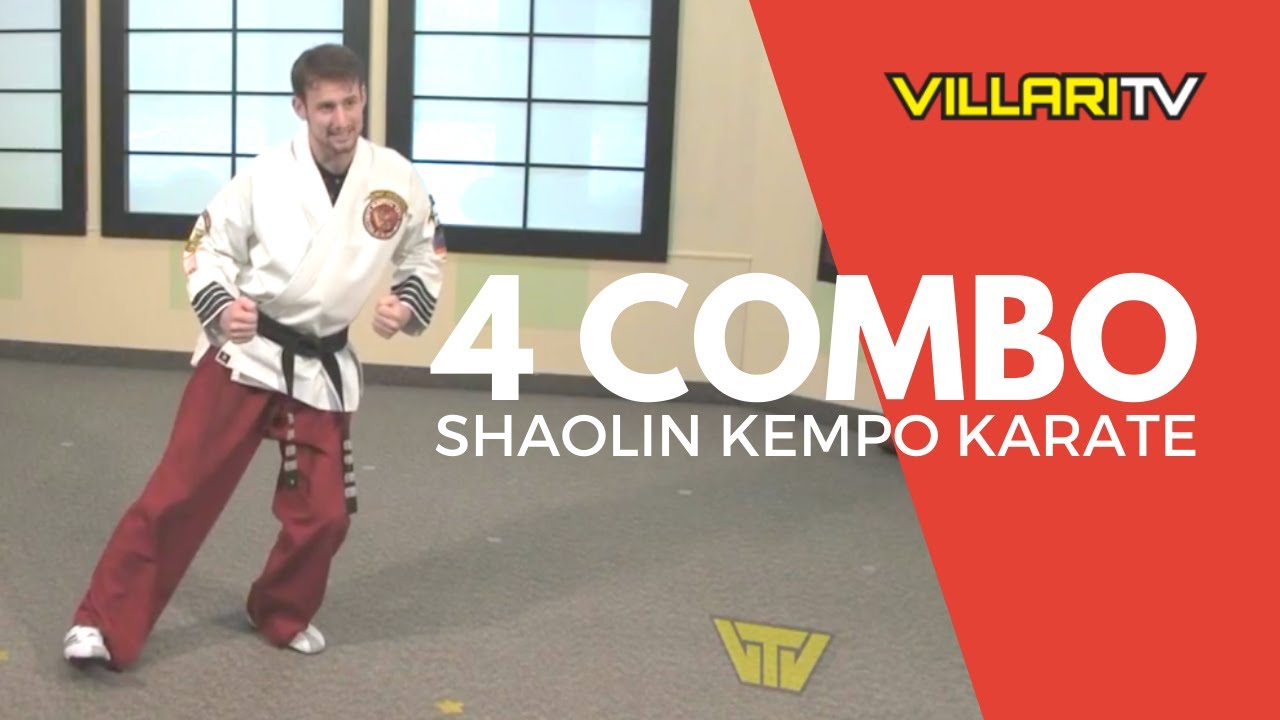 #4 Combination in the Shaolin Kempo Karate Style of Martial Arts
