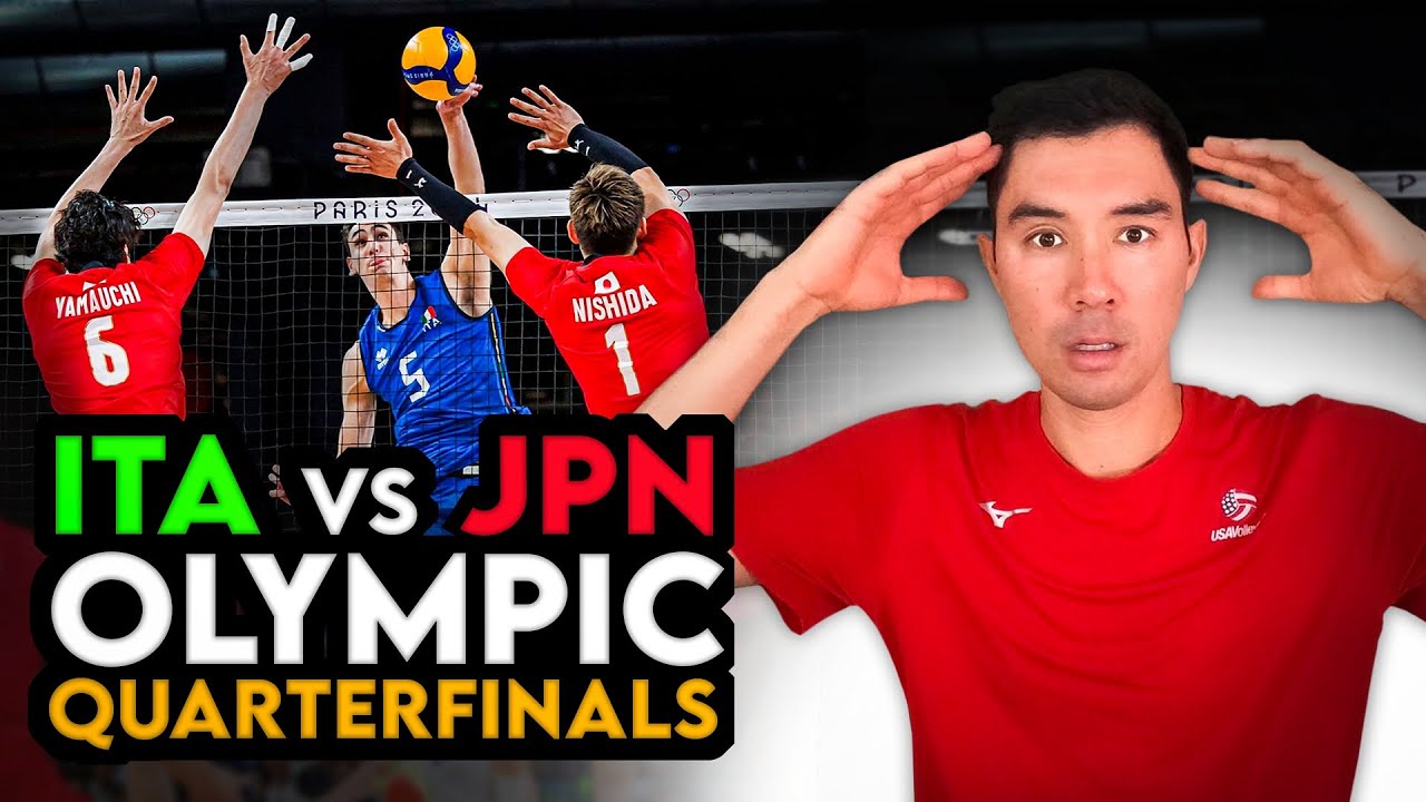 Reacting to Italy vs. Japan Men's Volleyball 2024 Paris Olympics