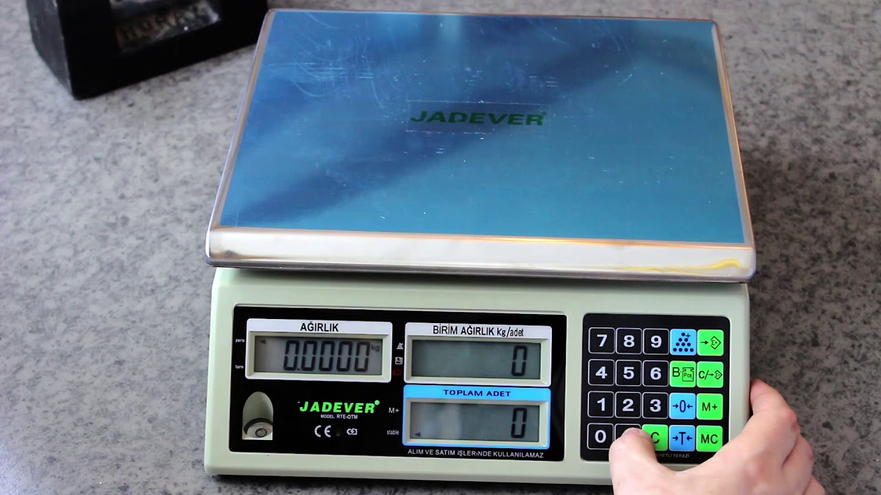 Jadever RTE - OTM Sayıcı Kalibrasyon Ve Set Ayarları