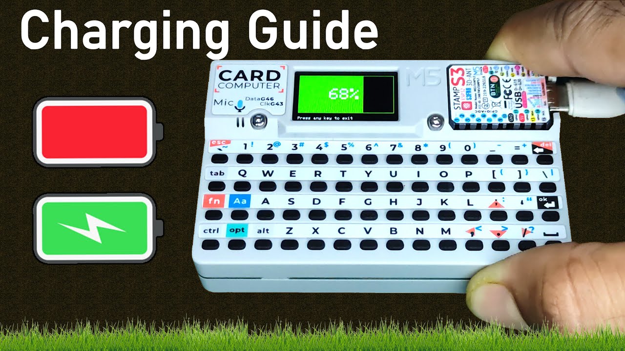 How To Charge Internal Batteries M5Stack Cardputer M5StampS3 &ndash; Complete Charging Guide & Problem Fix