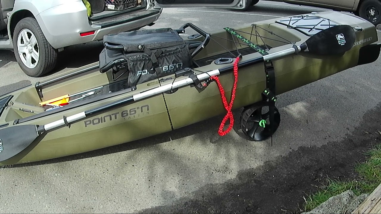 Point65 Kingfisher modular kayak - Trout catch n cook