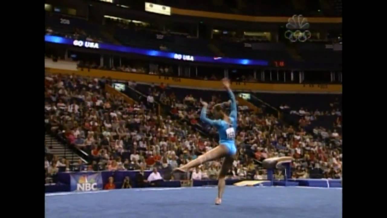 Annia Hatch - Floor Exercise - 2004 U.S. Gymnastics Championships - Women - Day 1