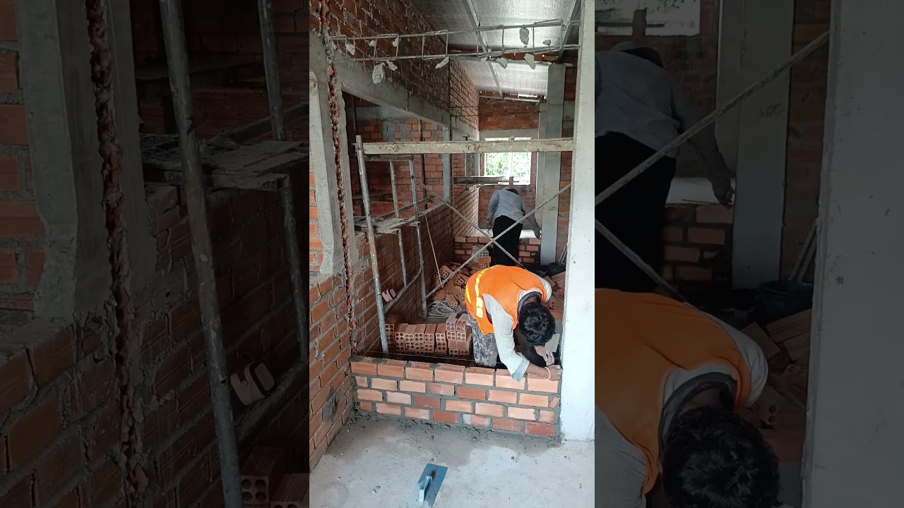 Brick work for shophouse 45BT 