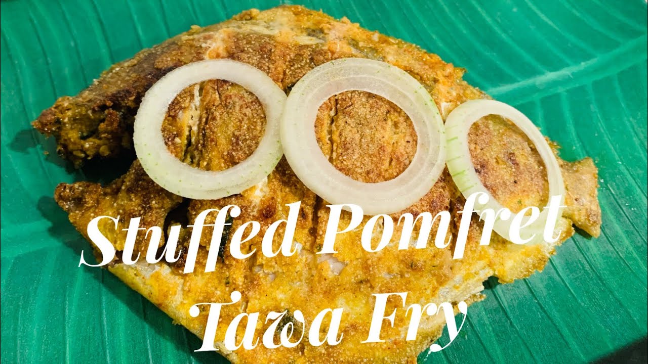 Stuffed Pomfret Tawa Fry  | Fish Fry| भरलं पापलेट | कोंकणी मेजवानी