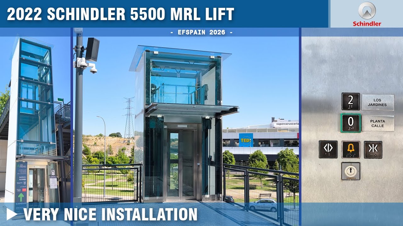 2022 Schindler 5000 MRL lift @ Gran Plaza 2, Madrid