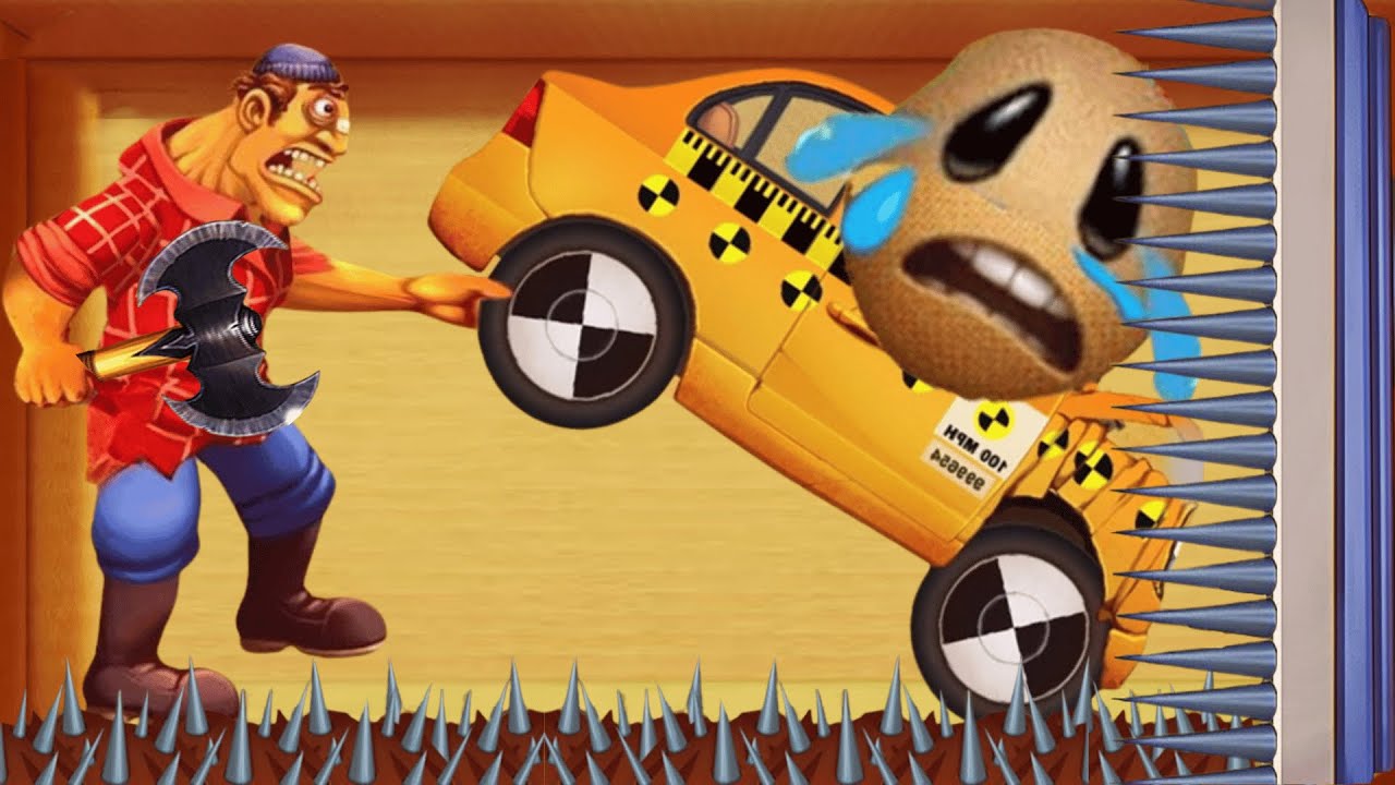 The Buddy in Taxi vs Crazy Mad Jack | Kick The Buddy