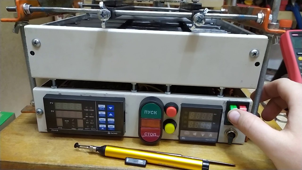 Инфракрасная паяльная станция своими руками на основе pc 410 and rex c100