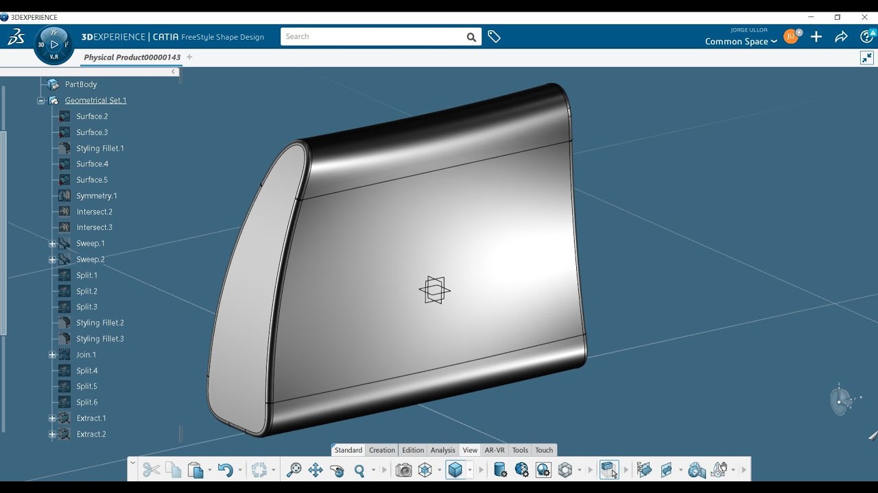 Catia Freestyle Styling Fillet