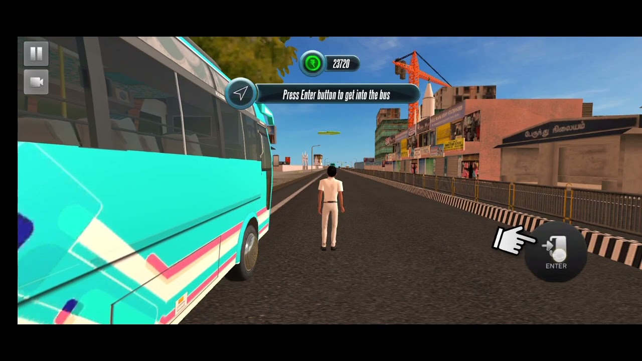 I play a new game 😁 please subscribe 🙏🥹in this game indian buses no use modes