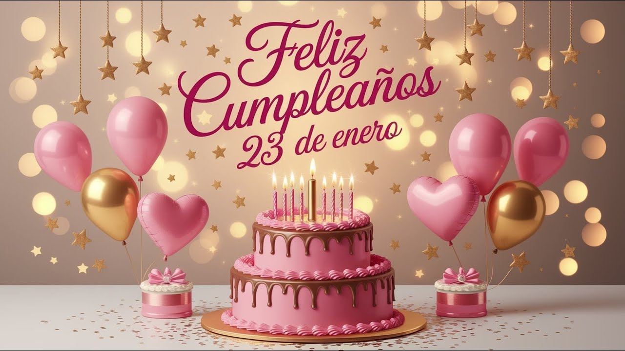 Feliz Cumplea&ntilde;os 23 de Enero - Canci&oacute;n Especial de Cumplea&ntilde;os para el 23 de Enero