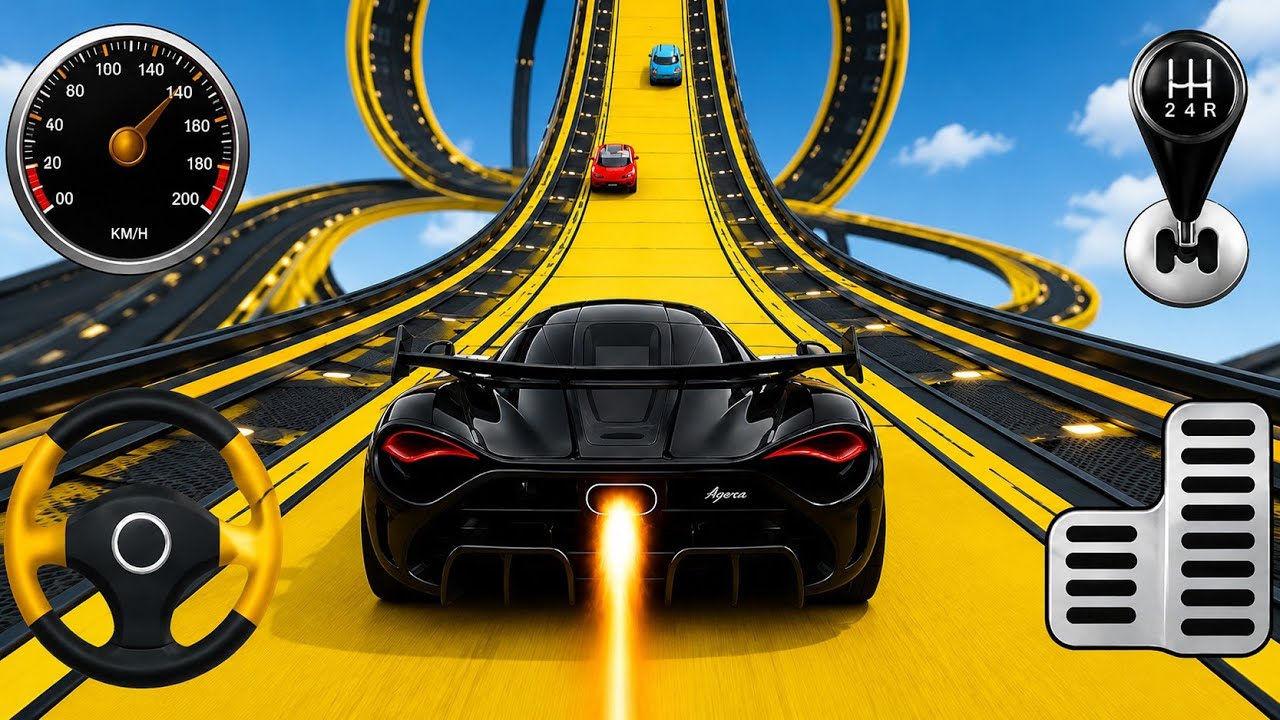 Impossible GT Car Stunt Racing - GT Car Stunt Master 3D - Android Gameplay 