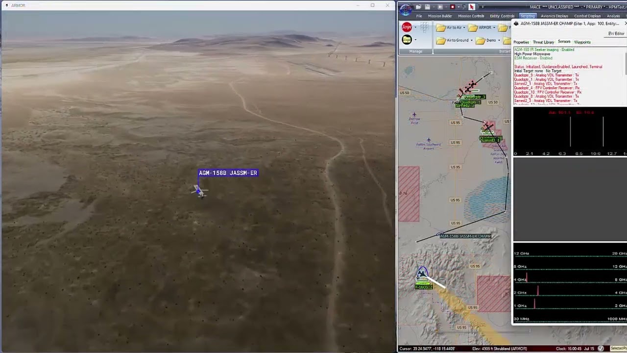 MACE Simulating Directed Energy Weapons with JASSM ER CHAMP