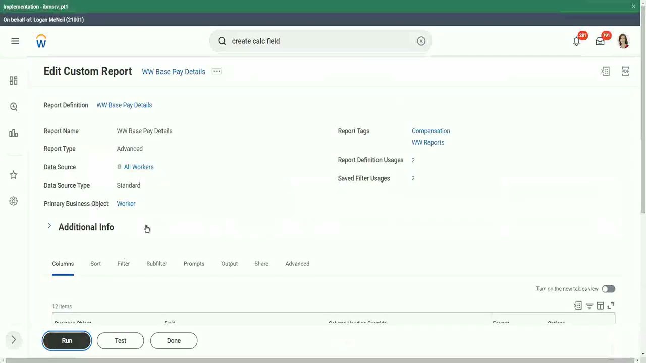 Calculated fields Lookup Related Value In Workday HCM