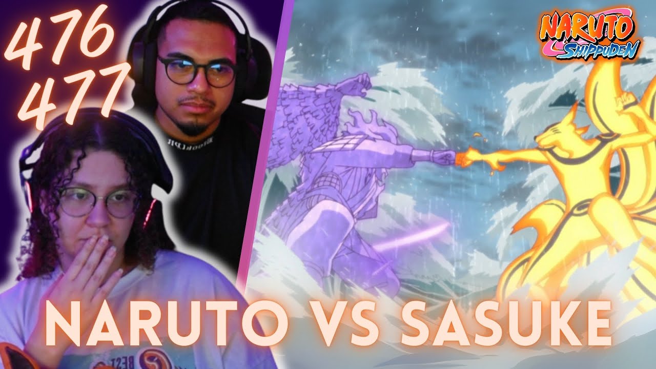 🍃 Naruto Shippuden 476 y 477 | Reaccionando por primera vez | Naruto vs Sasuke 🍃