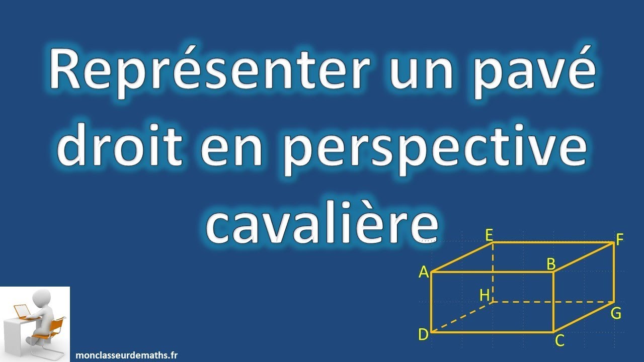 Perspective cavalière (pavé droit)