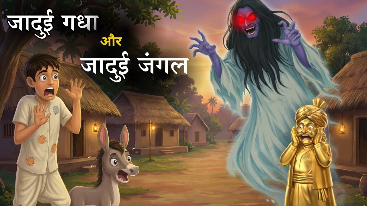 जादुई गधा और जंगल - Moral Stories | Hindi Kahani | Cartoon Story | Hindi Kahaniya