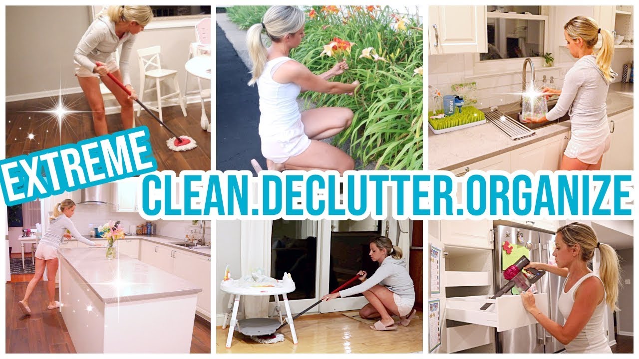 EXTREME CLEAN, DECLUTTER, AND ORGANIZE // CLEAN WITH ME 2019 EXTREME CLEANING MOTIVATION