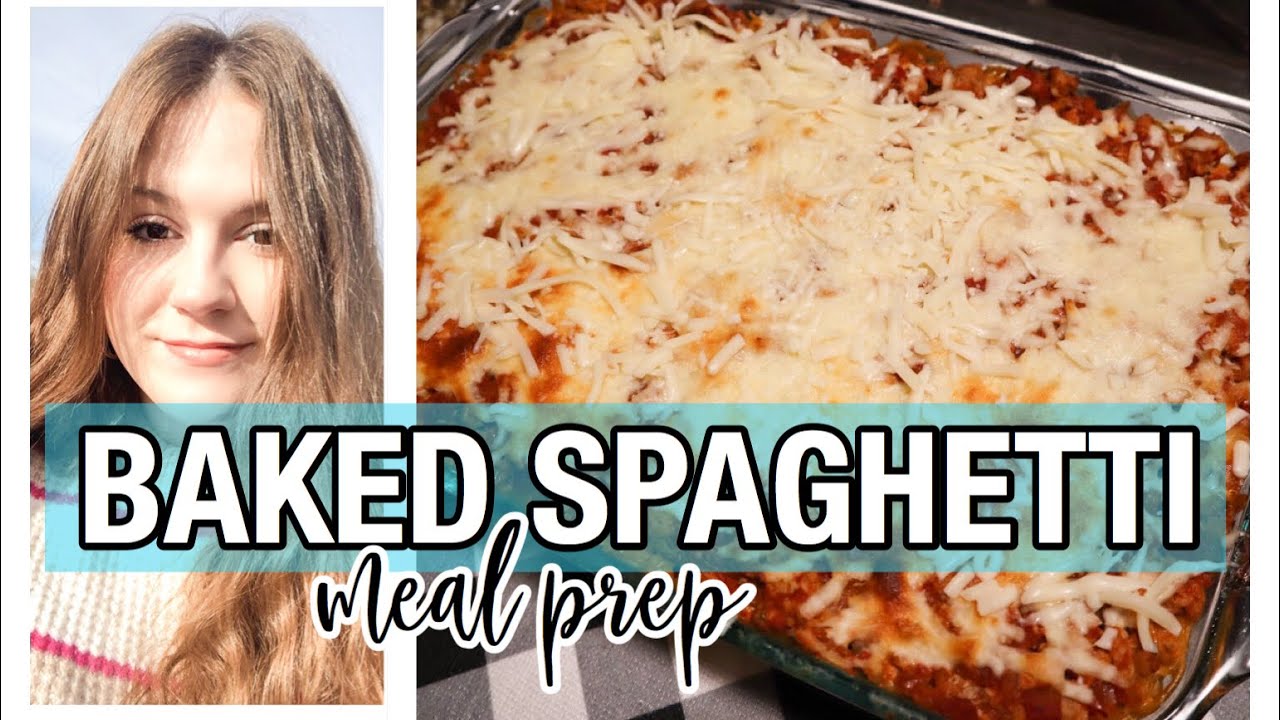 EASY MY WW MEAL PREP || Dinner Recipe - WW FREESTYLE BAKED SPAGHETTI- ZERO POINT MARINARA