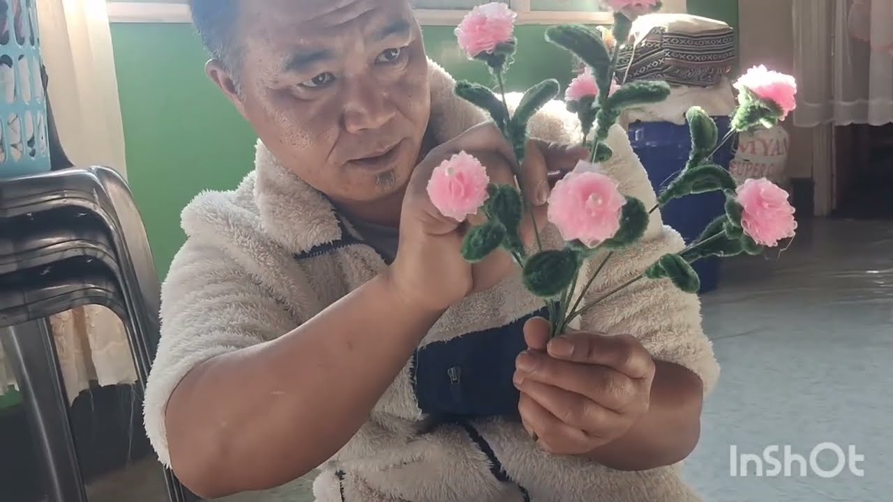 Handmade flowers of our family(craft by the Singson family)