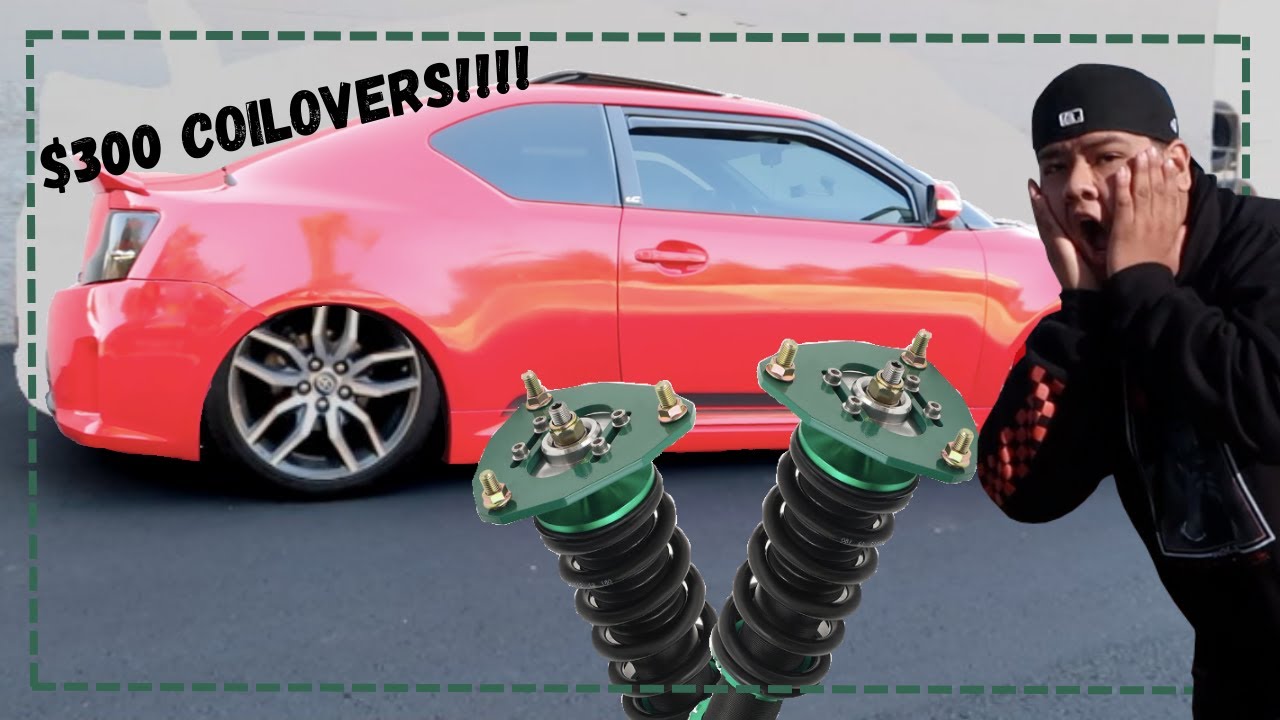 Установка койловеров Scion TC 2011-2016
