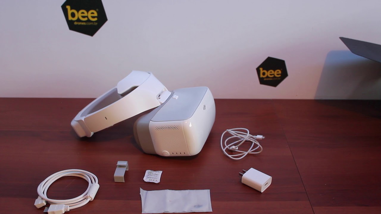 Óculos Dji Goggles Português Brasil  - Tutorial Review Beedrones