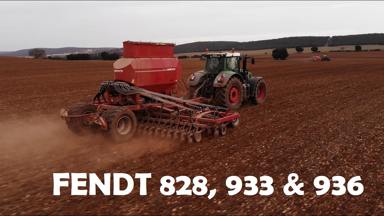 Fendt 828,933 & 936+Horsch & Solà //Siembra cereal 2021 [Sowing 2021]