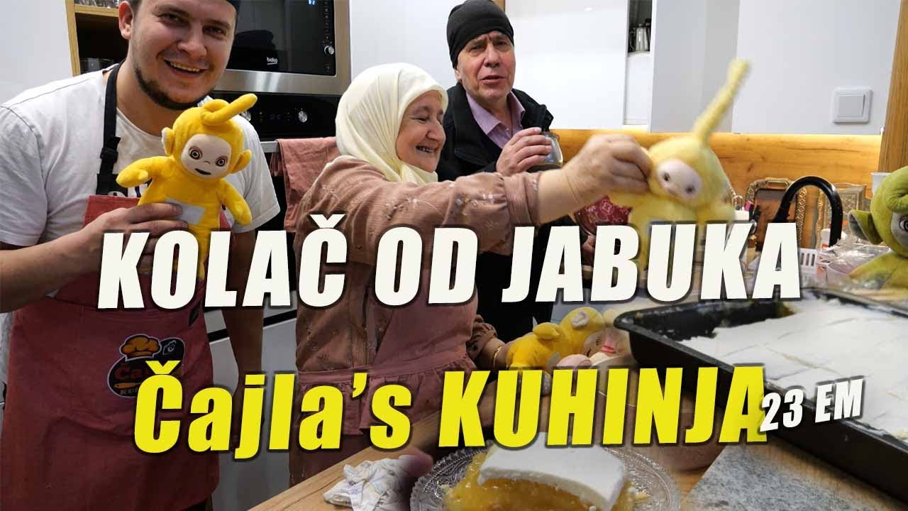 KOLAČ SA BLENDIRANIM JABUKAMA I PUDINGOM - Čajla's KUHINJA 23 EM / II SEZ.
