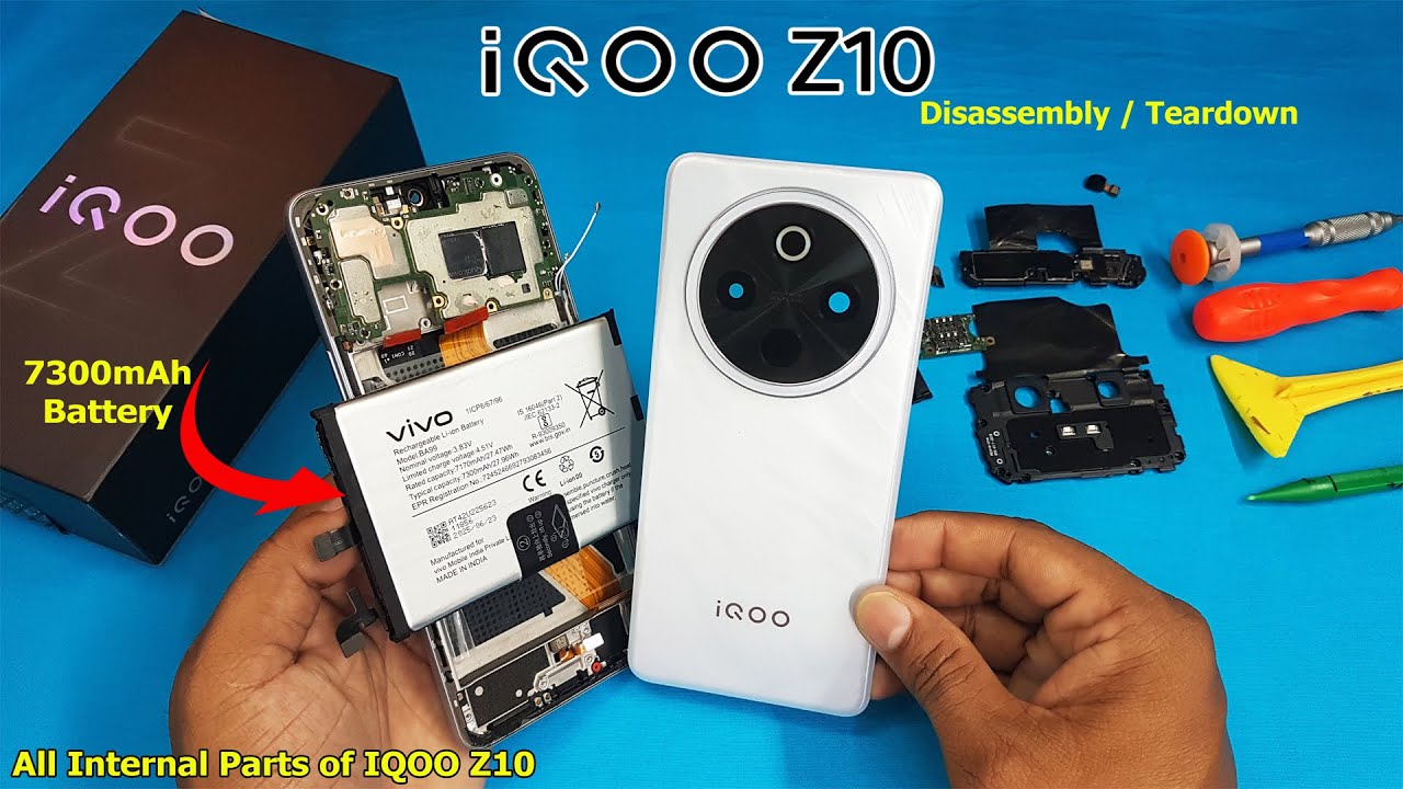 IQOO Z10 5g Disassembly | IQOO Z10 5G Teardown | 7300mAh Battery | Snapdragon 7s Gen 3 | UFS 2.2