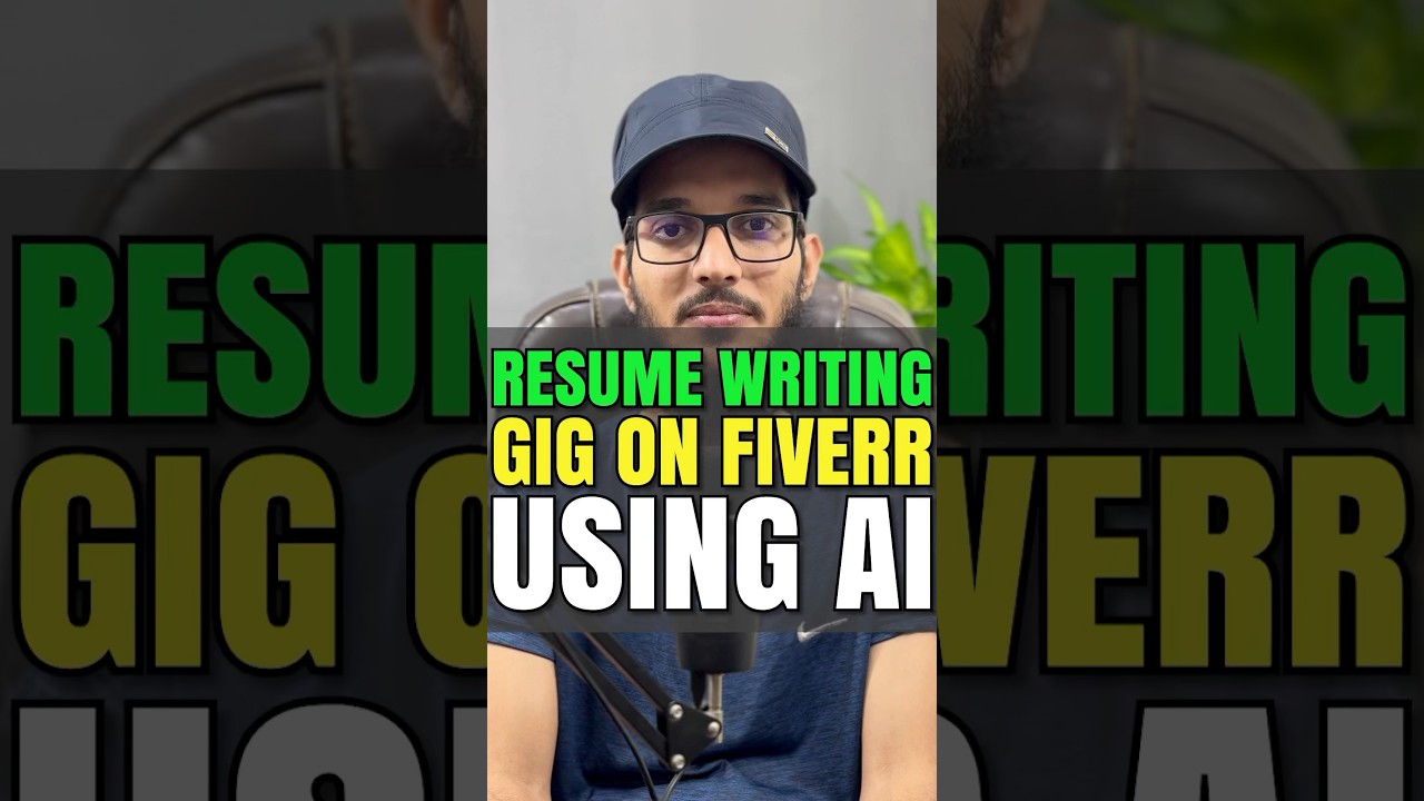 Make Resume Writing Gig On Fiverr Using AI #resume #cv #writing #jobs #hafizmugheera #fiverr #tech