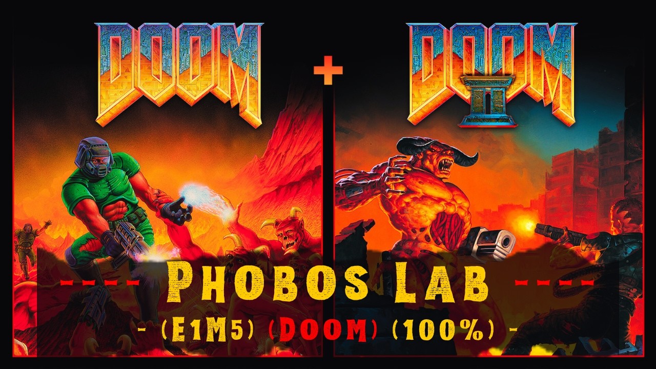 Doom + Doom II (100%) Walkthrough (Doom: E1M5: Phobos Lab)