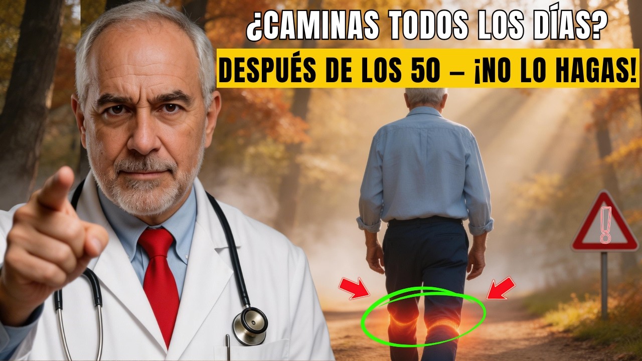 Si Tienes Más de 50, Evita Estos 7 Errores al Caminar que Debilitan tus Huesos y Músculos