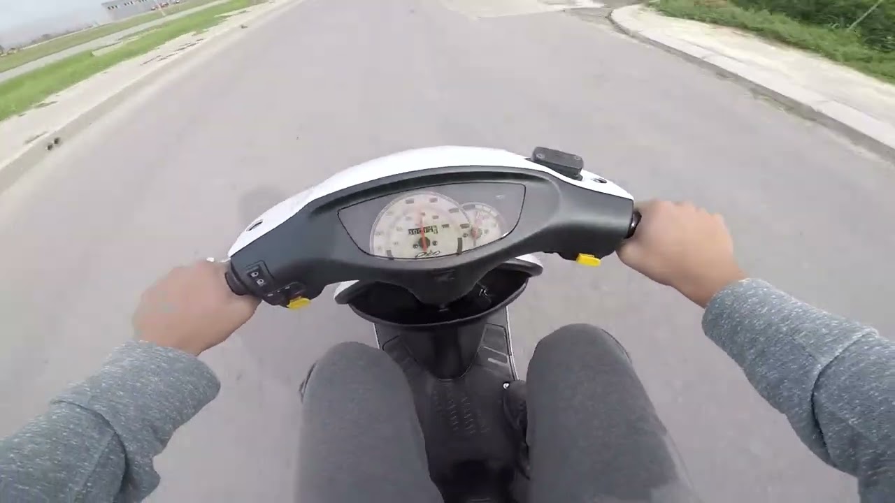Honda Dio ZX 70cc on board FULL GAS Athena Sport