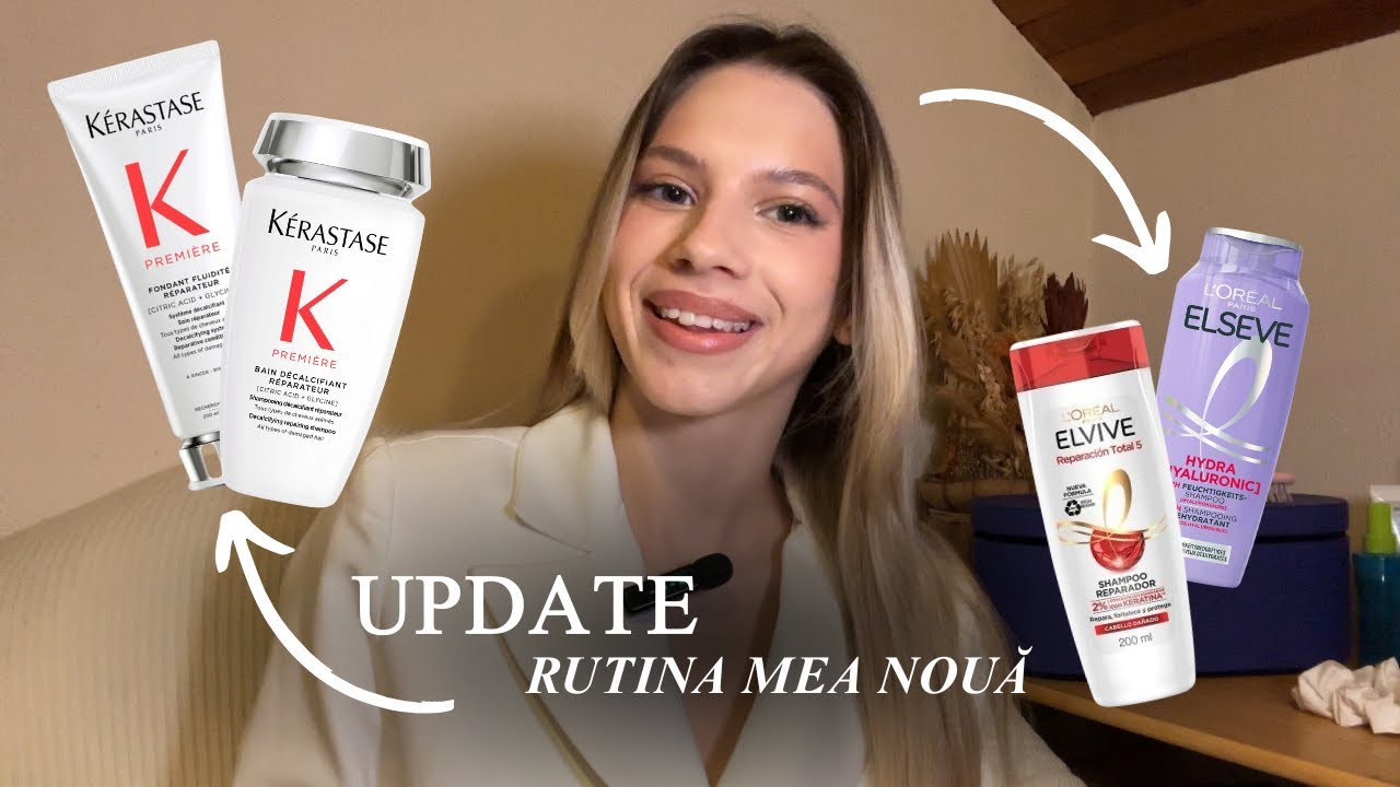 Rutina mea NOUĂ de păr✨| Spălare, îngrijire, styling + produse preferate